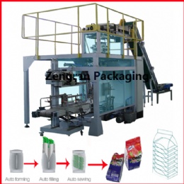 Automatic Baling Machine for pouch into PP bag , Bag In Bag Open Mouth Bag Placer,Zengran Packaging