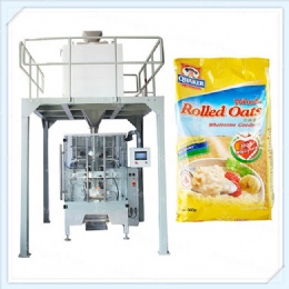 Linear weigher automatic oatmeal packing machine,Vertical Form Fill Seal Machine,Automated Food Packaging Machine