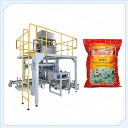 big bag granular heavy bag packaging machine for rice , 25kg Sugar Bagging