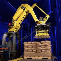 palletizing robot for bags , Automatic Bag Palletizer , Robotic Palletizing System，Zengran Packaging